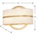 Wall lamp Mateo 350 mm, 130 mm, E14 80W