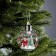 Christmas ball "Santa Claus", batteries, 1 LED, glow warm white