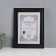 Photo frame Plastic format A4 "Norway" Blue, black stroke 36.6x28 cm