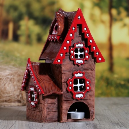 Aroma lace house "Varvara", 22 cm, handmade, mix-1