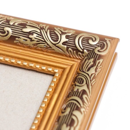 Photo frame plastic 40x40 cm, gold (plastic screen)-2