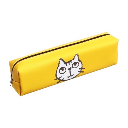 School "cat" on lightning, yellow