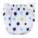Reusable diaper+ 1 insert included "balls", white/blue color