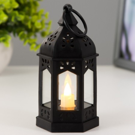 Night Light with candles LED from 3xlr44 batteries 6.3x5x5x11.5 cm Risalux-1