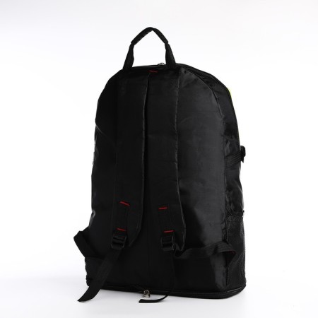 A backpack on a zipper with an increase, 65l, 4 external pockets, green color-1