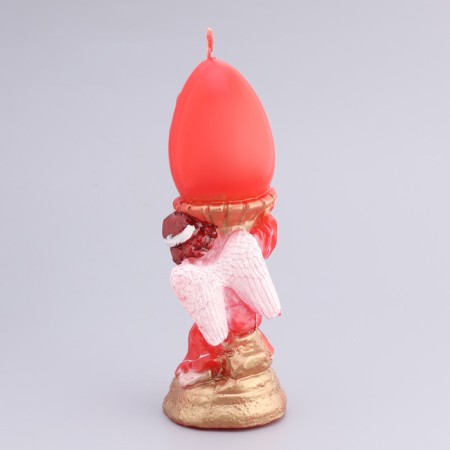 Figure candle "Easter angel", red, 5.5x16.2 cm, 175 gr-3