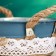 Kashpo "Vederko Lindberg" blue with handles, 13x13x12cm