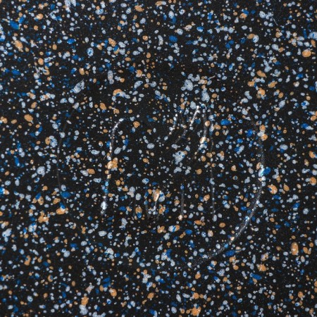 Granite Star pan, d = 24 cm, glass cover, anti -stick coating, black color-6