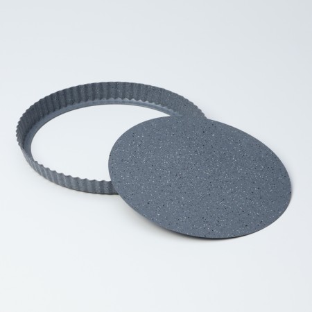 Board of the share, d = 28 cm, removable bottom, anti -stick coating, color gray color-3