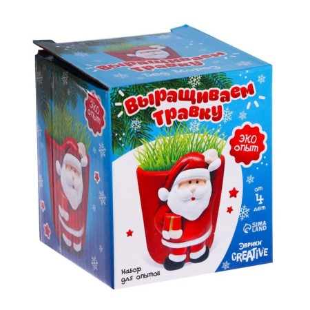 Set for experiments "Grow grass: Santa Claus"-6
