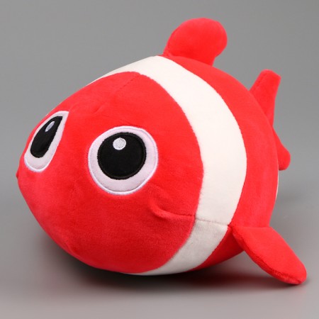 Soft toy "Fish", 19 cm, red color