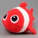 Soft toy "Fish", 19 cm, red color