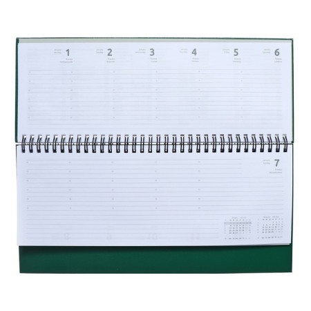 Dated 2024, 294 x 142 mm, 64 sheets, on the crest, attomex.orion, solid boumvil cover, block 70 g/m2, green-6
