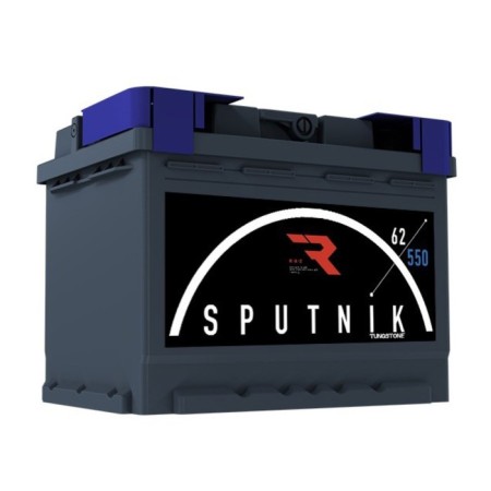 The battery Sputnik 62 a/h, reverse polarity, cone