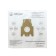 SE-28 Ozone bags synthetic for a vacuum cleaner, 3 pcs