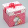Gift folding box, packaging, “my asterisk”, 15 x 15 x 15 cm