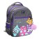 School backpack, 40 x 33 x 19 cm, ergonomic back, stavia "four cats", gray