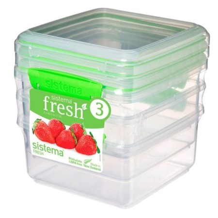 SISTEMA containers set, 1.2 l x 3 pcs.