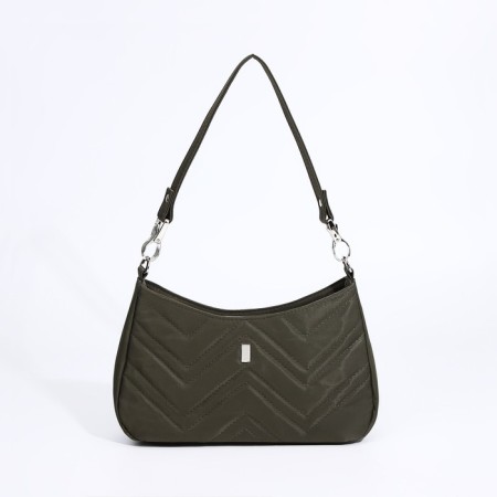 Women's bag Textura, baguette, small size, khaki color