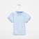Baby blouse, blue/strip, height 68