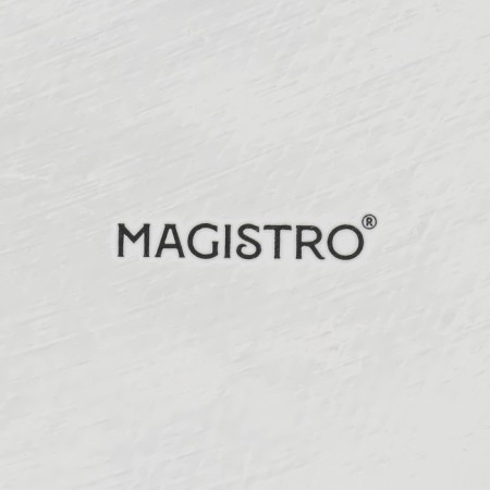 Porcelain dish for feeding Magistro "Blanche", 37.5 × 22.3 × 3.5 cm cm, white color-4