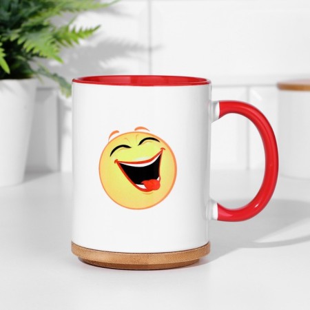 Sublimation "Souls" Singing Mug, inside Red, 320ml-2