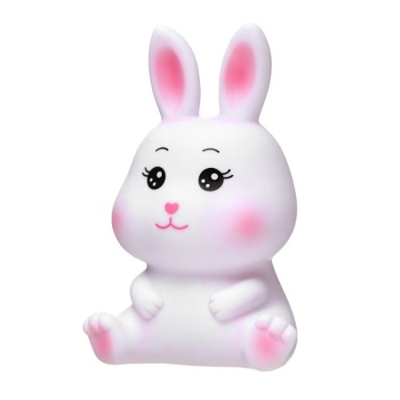 Night "Bunny" LED from batteries white-pink 9.5x14.5 cm-8