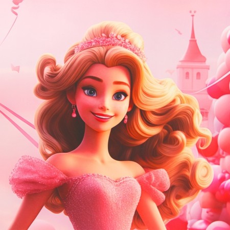Laminated package "Princess", XXL 46 x 61 x 20 cm-2
