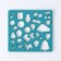 Set of stencils for felting, 16 x 16 cm, 7 pcs