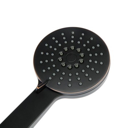 AFLORN bathtub "Nancy", "black bronze", 3-functional watering d100mm-4