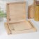 Boards for dumplings of the share "hostess", 3 pcs: 40 × 30 cm, 30 × 30 cm, 30 × 21 cm, birch