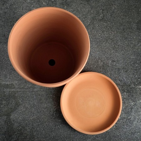 Flower Terra pot No. 4 2.4 l, terracott-2