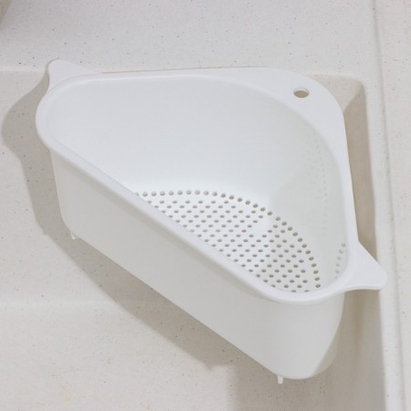 Holder on a sink for kitchen trifles, 26 × 14 × 9 cm, white color-2