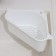 Holder on a sink for kitchen trifles, 26 × 14 × 9 cm, white color