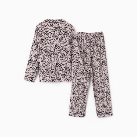 Female pajamas (shirt and trousers) KAFTAN LEO p. 48-50, pink-6