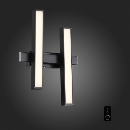 Sconces st. SL933.401.02. Samento. 1x10 W, LED, 4000K, 12x35 cm, black color-2