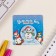 New Year of the setting icon d = 35 mm "Snowman" 6.5x6.5 cm