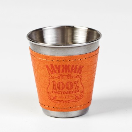 Gift set 6 in 1 "100% man": Flaw 540 ml, 4 piles of 70 ml, funnel-4