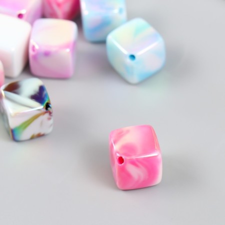 Busina Plastic for creativity "Volumetric rhombuses. Hologography" MIX 1.4x1.4x1.4 cm-1