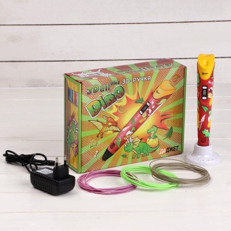 3D handle 3Dali Plus Dino, ABS and PLA, (KIT FB0021D), stencil + plastic