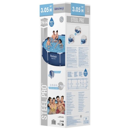 Steel Pro frame pool 305 x 76 cm, 56677 Bestway-4