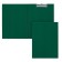 The folder-planet with A4, 2 mm clamp, calligrata is durable, cardboard/boumville, green (clipboard with a lid)