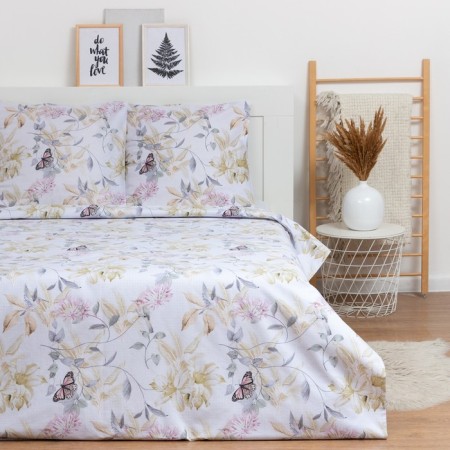 Lovelife Spring Butterflies Lowel Lowwear: Crystick 200x217cm+Pillowcase 70x70cm-2pcs, Poplin-2