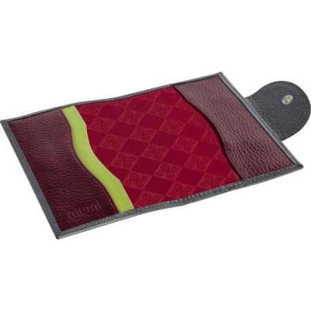 Gift set: cover for passport and key holder, gray color-2