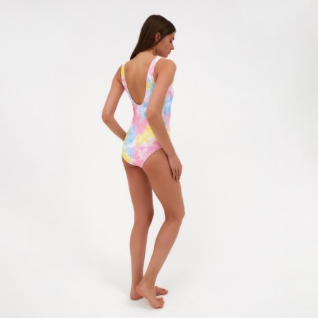 Swimsuit female adhesive minku pink color, size 46-4