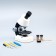 Microscope "Young Biologist" Frendering to x1200, white, backlight