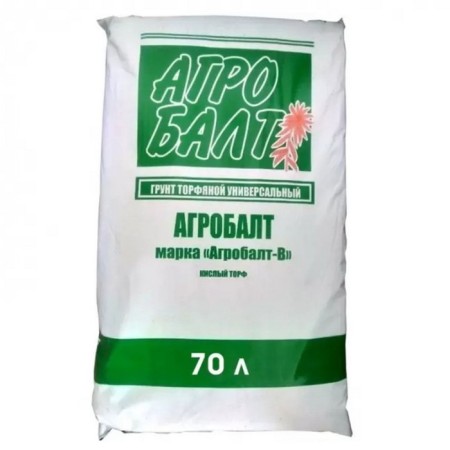 Peat High Agrobalt-B, 70 liters