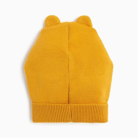 Children's hat, mustard color, size 50-54-3