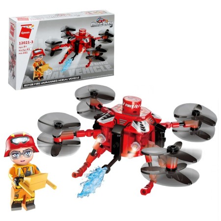 Designer Firefighters "Fire Machine", 4 types, mix-3