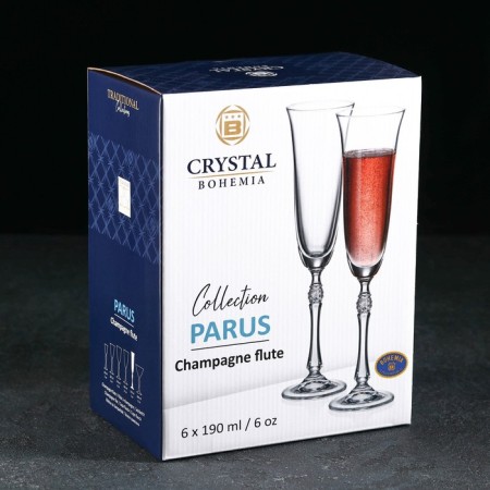 Set of glasses for champagne Parus, 190 ml, 6 pcs-2